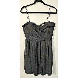 BCBGeneration Mini Cocktail Dress Spaghetti‎ Strap Size 12 Retro Whimsigoth